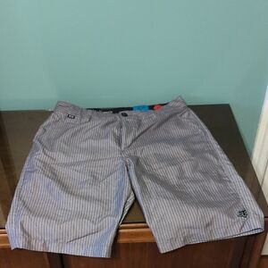 Fox Men's Swim Hybrids - Gray Striped